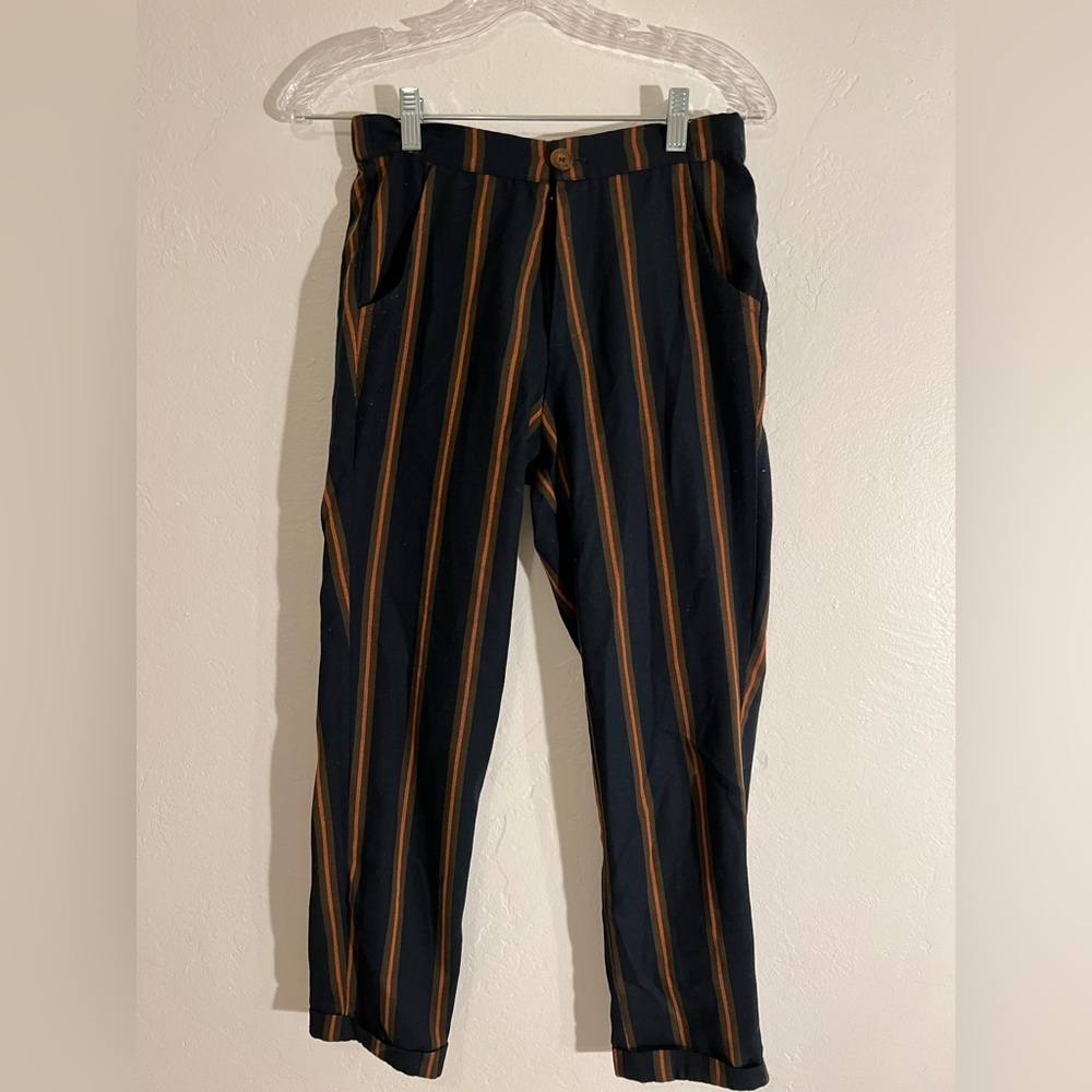 retro pinstriped pants ✨